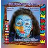 Eulenspiegel - Set di glitter cosmetici Fenice, glitter 4 x 2 g | Complemento scintillante al trucco acquoso professionale, per Carnevale e feste a tema