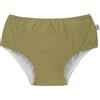 LÄSSIG Pannolino da bagno per bambini, con bottoni automatici a pressione, 03-06 mesi, taglia 62/68, verde, 62-68