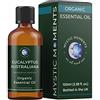 Mystic Moments | Olio Essenziale Biologico d'Eucalipto Australiana | 100ml | Eucalipto australiana dona a diffusori, miscele di oli e formulazioni profumate un aroma fresco, clean e canforato.