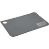 Tasty Tappetino da taglio in plastica PP, 24,5 x 16 cm, ideale per tagliare pane, frutta, verdura, igienico, lavabile in lavastoviglie, grigio