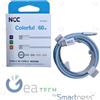 NCC CAVO DATI DI RICARICA USB-C A USB-C COLORFUL 60W COMPATIBILE D118CC AZZURRO