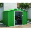 BricoShop24 Casetta da Giardino in Lamiera 277x195x203 cm Box Porta Attrezzi