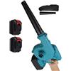 Acd & Shop Soffiatore Con 2 Batterie Da 22V Per Foglie Foglia Viale Pulizia Soffiare Soffio