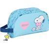 safta SNOOPY LOVE - Beauty case grande per bambini, adatto a carrozzina, ideale per bambini dai 5 ai 14 anni, comodo e versatile, qualità e resistenza, 26 x 16 x 9 cm, Blu chiaro, M, Casual