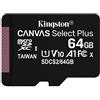 Kingston Technology Canvas Select Plus 64 GB MicroSDXC UHS-I Classe 10