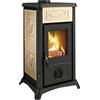 La Nordica Stufa a Legna Gemma Liberty Color Panna Nordica Mod. 7111659