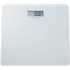 King Collection B1407314/B Bilancia Pesapersone con Display LCD Portata Max 150Kg Base in Vetro, Bianco, 30X30X1,70H