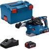 BOSCH GBH 18V-22 MARTELLO PERFORATORE SDS PLUS CON ASPIRAZIONE POLVERE BATTERIA