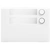 URMET 1168/12W Frontale 2 pulsanti Alpha Bianco