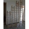 La Bottega Dell'Artigiano Scala scaletta legno massello a pioli in faggio ,soffitta camper barca garage