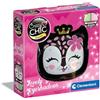 Clementoni Crazy Chic - Lovely Eyeshadows Panther Queen, Trucchi per Bambini 6+ Anni, Trousse Portatile con Ombretti Lavabili con Acqua e Applicatore, Idea Regalo Collezionabile, 18809