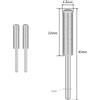 2x Affilatrice cilindrica diamantata per motosega affilatrice lima pietra, 4/4,8