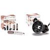 Bellissima Imetec GH18 1100 Modellatore ad Aria Calda, Rivestimento spazzole in Ceramica, 5 Accessori, 1000 W Diffusore per Capelli Ricci