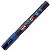 Uniposca Marcatore Pennarello Uniposca PC-5M a Vernice Permanente Blu n°33 Tratto 1.8