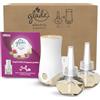Glade liquido elettrico Profumatore per Ambienti con Olii Essenziali, Fragranza Relaxing Zen, 1 Diffusore e 3 Ricariche