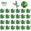 50X Collegamento Pianta Traliccio Connettore Clip Palo for Fisso Giardino Frame,