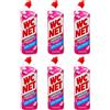 WC Net 6 WC Net Candeggina Gel Bicarbonato Igienizzante Sbiancante Profumo Flower Fresh