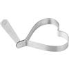 Fackelmann - Stampo per uova al tegamino, in acciaio INOX, colore argento, 55 x 55 x 25 cm, 1 pezzo, modello casuale