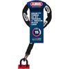 ABUS Combinazione lucchetto e catena - Granit Power XS 67/105HB50 + 10KS120 anello nero - Lucchetto per moto con livello di sicurezza 16 - Rosso