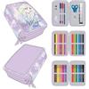 CERDÁ LIFE'S LITTLE MOMENTS - Astuccio per la Scuola a 3 Scomparti per Bambina di Frozen 2 | Con Tutto il Materiale Scolastico per Scuola dell'Infanzia e Scuola Primaria - Licenza Ufficiale Disney