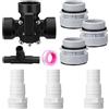 Reliable 1 5 Kit Valvola Diverter Piscina a 3 Vie per Comode Sostituzioni Piscina