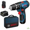 BLACK+DECKER TRAPANO AVVITATORE A PERCUSSIONE 2 BATTERIE 2 Ah GSB12 V-15 BOSCH PROFESSIONAL
