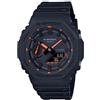 Casio Orologio Casio - G-Shock GA-2100-1A4ER, G-Shock Unisex RESINA NERO