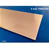 Lastra lamiera ALLUMINIO AW1050 da 1000 x 500 x Sp. 5 mm