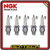 NGK KIT 5 CANDELE NGK BR8HS a PASSO CORTO con NOTTOLINO SVITABILE 4322 ORIGINALI