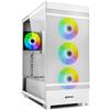 Sharkoon CASE GAMING REBEL C50 WHITE RGB ATX BIANCO NO ALIMENTATORE