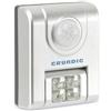 Grundig 8711252157078, lampada led con sensore, Plastica, Argento, 8.5 x 6.5 x 4 cm