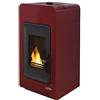 Laminox Termostufa a pellet idro Laminox Primula 13 kw acqua calda riscaldamento design