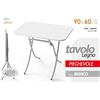 GICOS TAVOLO PIEGHEVOLE TAVOLINO SALVASPAZIO CAMERA SCRIVANIA BIANCO 90*60*h75 CM