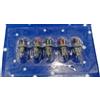 Moranduzzo 5 Lampadine Ricambio Catena Miniluci 96 180 Push in Mini 2V 68mA 0,136w Luci