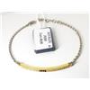 Sovrani Bracciale Uomo Sovrani J9309 In Argento Con Piastra Dorata E Zirconi