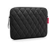 Reisenthel Custodia per notebook - custodia compatta ed elegante per computer portatile, grigio chiaro rombo