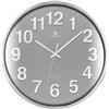 Lowell Orologio da parete (35,5cm) JUSTAMINUTE Grigio e Cromo 00816G