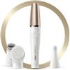 Braun FaceSpa Pro 911 Epilatore Viso Bianco-Oro