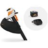 STIHL SOFFIATORE ASPIRATORE-TRITURATORE SHA 56 BATTERIA E CARICATORE INCLUSI