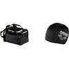 Arena Spiky Iii Duffle 25, Borse Per Attrezzatura Da Nuoto Unisex Adulto, Grigio (Grey), Taglia Unica & Cappello da Bagno Poliestere II, Nuoto Unisex Adulto, Nero, Taglia Unica