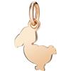 DoDo Ciondolo Dodo Junior DMB5001_JUNIS_0009R Charm Gold Oro Rosa Benvenuto nascita