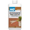 HG Pulitore Forte (HG n. 87), Detergente Concentrato per Rimuovere Grasso, Smalto, Rivestimenti Protettivi e Sporco Cristallizzato, Per Ogni tipo di Pavimento in Cotto - 1 Litre (194100108)