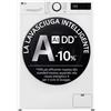 LG D2R5S09TSWW Lavasciuga slim 9/5kg AI DD, Classe E, 1200 giri, TurboWash 360,