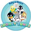 Tataway Bimbo A Bordo, Segnale Di Sicurezza Per Auto baby On Board Con Grafiche Warner Bros Dei Looney Tunes E Attacco A Ventosa