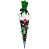 Ursus 987 00 22 - Easy Line Space Dino Kit per la Realizzazione di Un Cono Scuola, Nero, Esagonale, Cartone Ondulato 3D pretagliato, 68 cm, Diametro Circa 20 cm, per Realizzare Un Cono di Zucchero