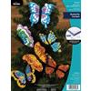 Bucilla Felt Ornaments - Kit di 6 farfalle da giardino