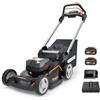 WORX Nitro WG749E Rasaerba 40 V (2 x 20 V) | PowerShare | Include 2 batterie 4 Ah e caricatore doppio | 46 cm con trazione | Mulching | 7 posizioni di altezza