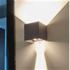 APPLIQUE Cubo Led 6W Faro Faretto LAMPADA da Parete Illuminazione 3 tipi luce
