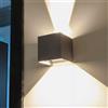 APPLIQUE Cubo Led 6W Faro Faretto LAMPADA da Parete Illuminazione 3 tipi luce