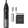 Philips Trimmer Serie 3000 Rifinitore per Peli Di Naso, Orecchie E Sopracciglia